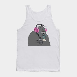 Gorilla sipping expresso Tank Top